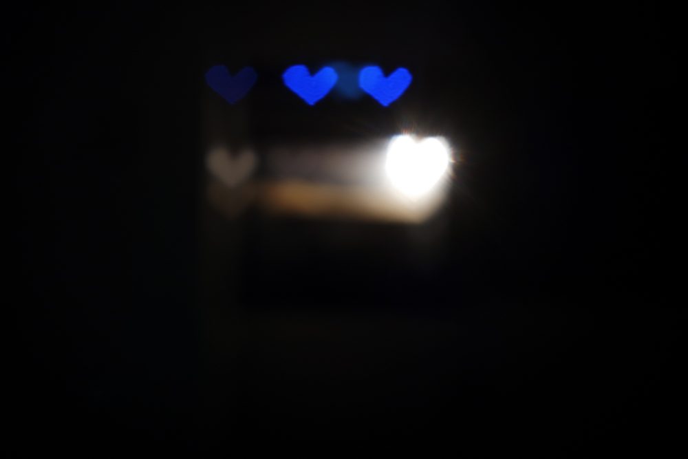 Herz Bokeh Schablone