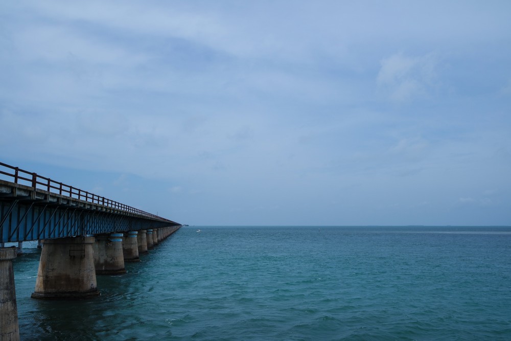 Alter Teil der Seven Mile Bridge Richtung Pigeon Key